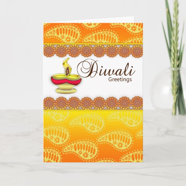 Carte Diwali Card, Happy Diwali (Devant)