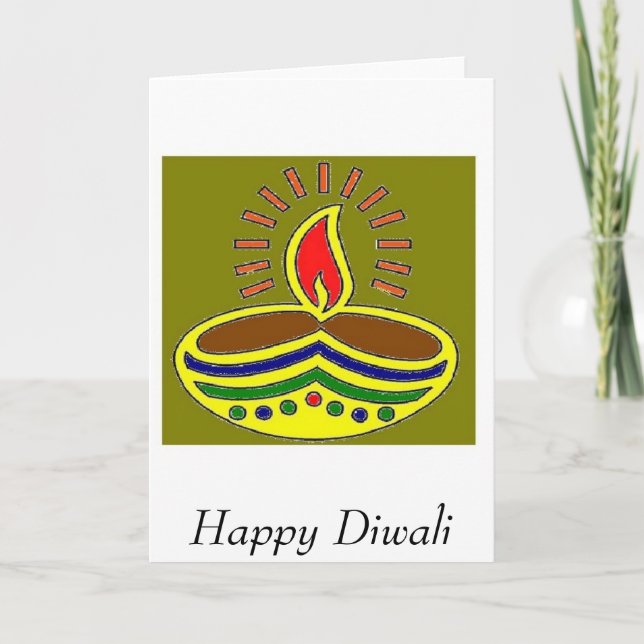 Carte Diwali heureux (Devant)
