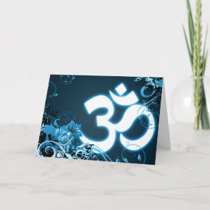 Carte diwali heureux : l'OM de haute fidélité rougeoient
