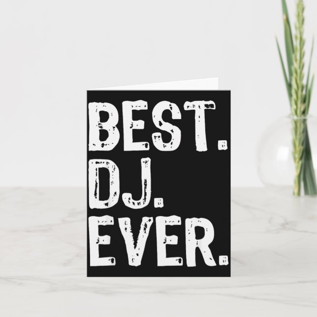 Carte Dj Ever Funny Gift Christmas  (Devant)