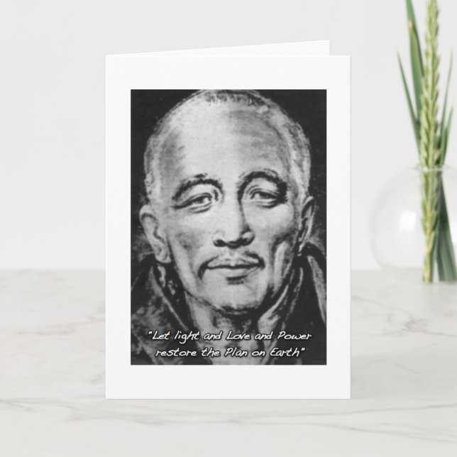 Carte djwhal khul maître ascendant (Devant)