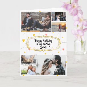 Carte do-it-yourself 6 photo couple coeur lunaire roma
