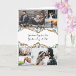 Carte do-it-yourself 6 photo | couple geode romantique a