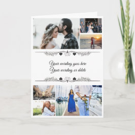 Carte DO-IT-YOURSELF 6 photos| message minimaliste roman