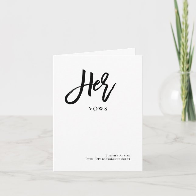 Carte do-it-yourself Couleurs Chic Brosse Script Sa Cart (Devant)