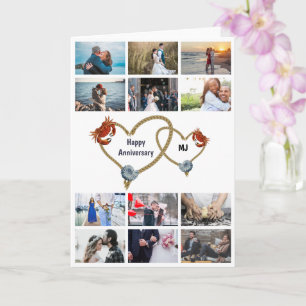 Carte do-it-yourself photo 12 couples anniversaire de