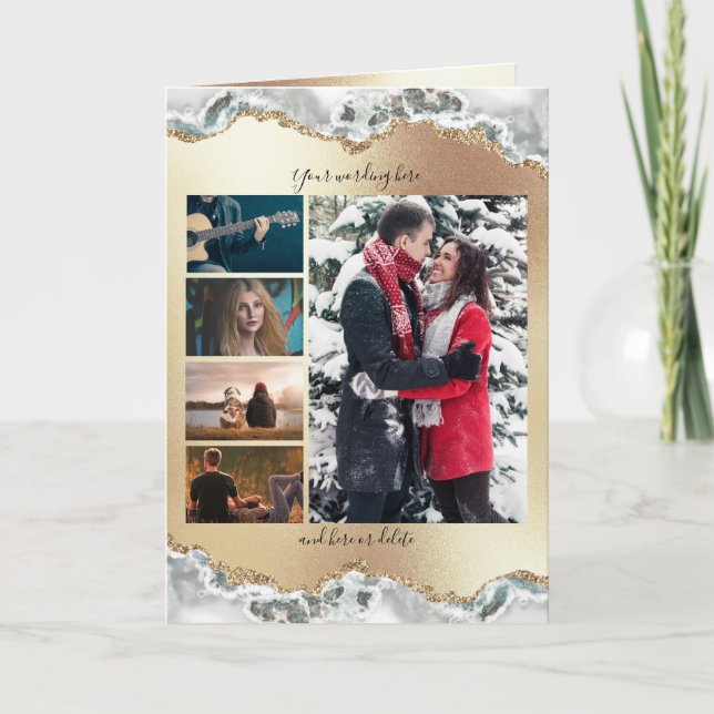 Carte do-it-yourself photo 5 | mariage de l'anniversaire (Devant)