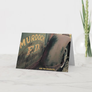 carte d'obtention du diplôme pour le garçon