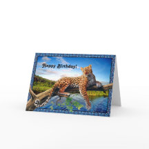 Carte d'occasion de beauté de jungle