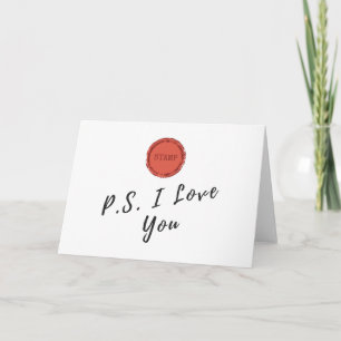 Carte d'occasion spéciale - PS I Love You