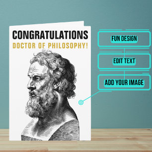 Carte Docteur en philosophie - Doctorat - Platon de doct