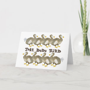 Carte Dodo Bird Greeting Card