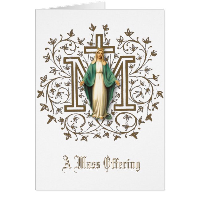 Carte d'offre de la Masse Religieuse Catholique Vi (Devant)