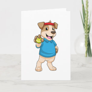 Carte Dog at tennis