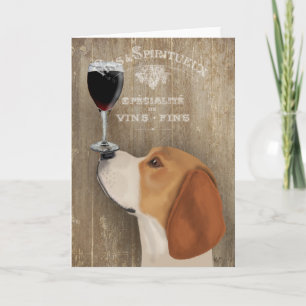 Carte Dog Au Vin Beagle