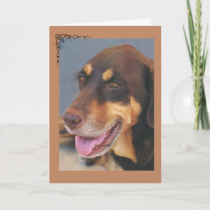 Carte Dog Condolence Card