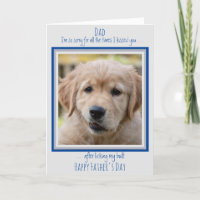 Dog Dad - Funny From the Dog - Happy Father's Day