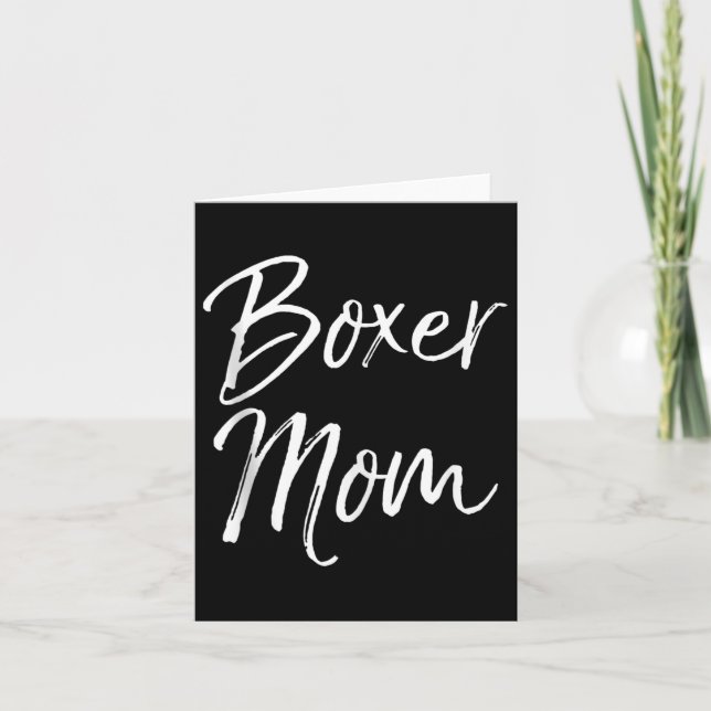 Carte Dog Mother Gift Boxing Mother's Day Quote Cute Box (Devant)