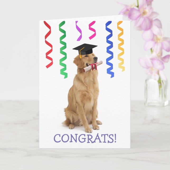 Carte Doggone Merveilleux Diplôme (Orchidée)