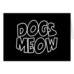 Carte Dogs Meow
