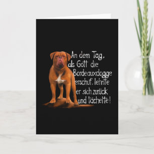 Carte Dogue De Bordeaux Dogue Dogue Dogue Propriétaire D