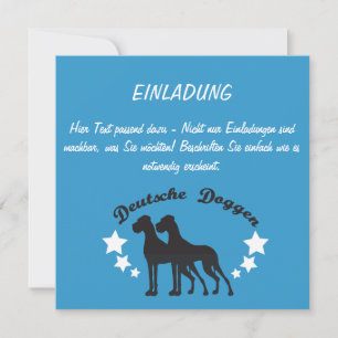 Carte Dogues allemands