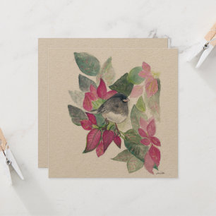 Carte d'oiseau Dark Eyed Junco