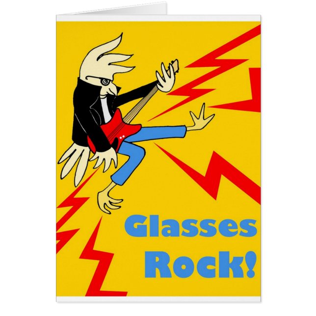Carte d'oiseau en verre de Rockin (Devant)