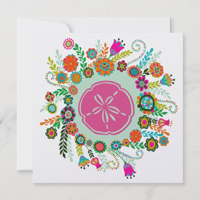 Carte Dollar et fleurs de sable - SRF (Devant)