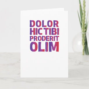 Carte Dolor Hic Tibi Poderit Olim- Ovid quote