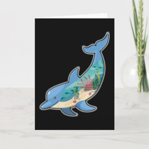 Carte Dolphin Dolphins Sea Animaux Design Idées Cadeaux