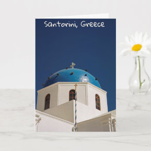 Carte Dôme bleu, Santorin, Grèce