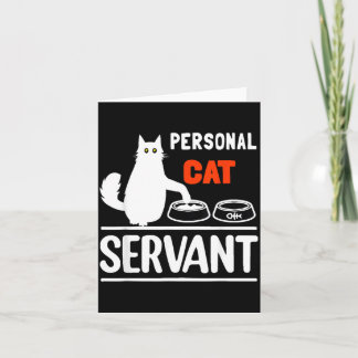 Carte Domestique de chat personnel