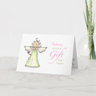 Carte Don du Ciel, Anniversaire de l'adoption Nom person