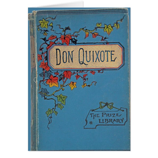Carte Don Quichotte vintage pour lui (Devant)