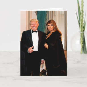 Carte Donald et Melania Trump