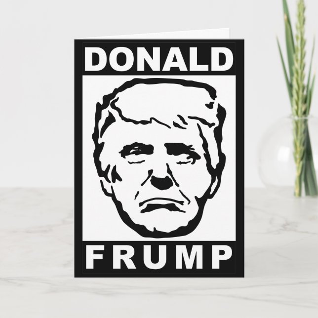 Carte donald frump (Devant)