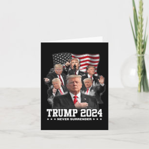 Carte Donald J Trump 2024 Ne jamais céder 1