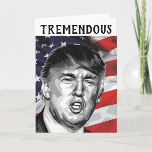 CARTE DONALD TRUMP FÊTE DES PÈRES CARTE-DAME TRÈS ÉNORME