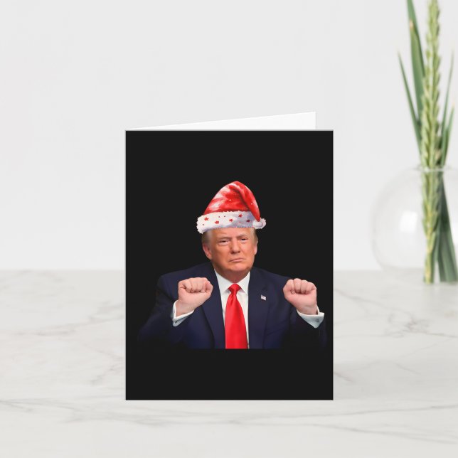 Carte Donald Trump Noël drôle Président 47 Trump Sa (Devant)
