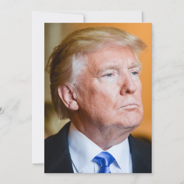 Carte Donald Trump Portrait (Devant)