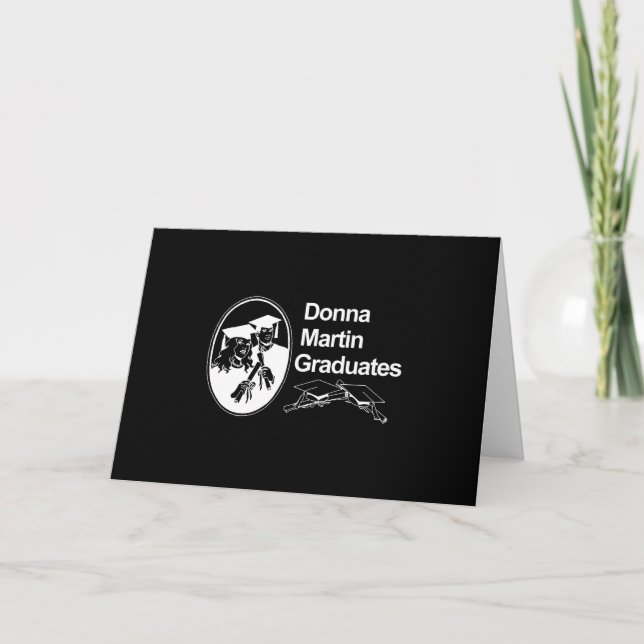 Carte DONNA MARTIN REÇOIT UN DIPLÔME le T-shirt (Devant)