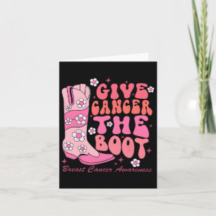 Carte Donner au cancer la conscience du cancer du sein d