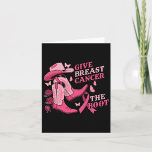 Carte Donner Le Cancer Du Sein L'Initiale Cowgirl Cancer