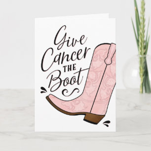 Carte Donnez au cancer le cancer du sein d'amorce le can