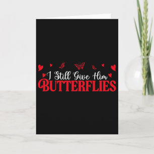 Carte Donnez-Lui Des Papillons - Drôle De Saint-Valentin
