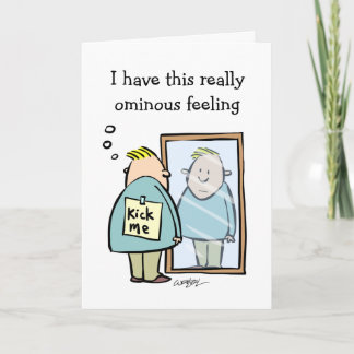 Carte Donnez- un coup de piedmoi