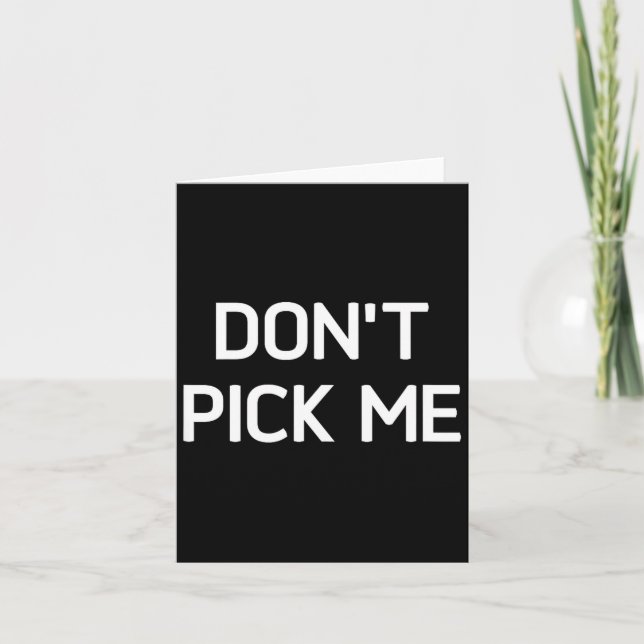 Carte Don't Ck Me, Funny, Jokes, Sarcastic  (Devant)