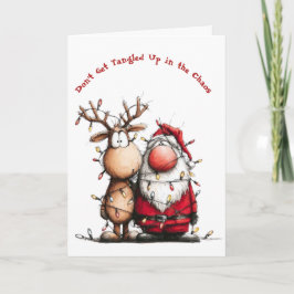 Carte Don't Get Tangled Up in the Chaos card