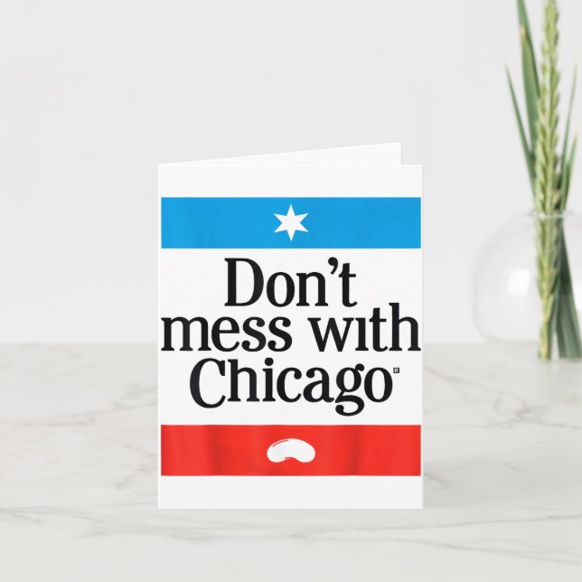 Carte Don't Mess With Chicago  (Devant)